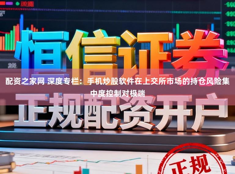 配资之家网 深度专栏:手机炒股软件在上交所市场的持仓风险集中度控制对极端