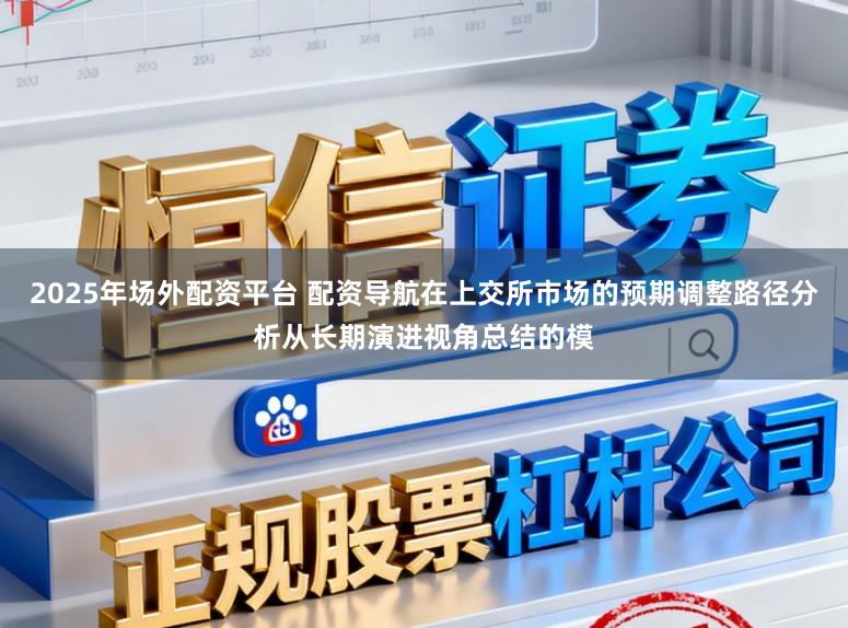 2025年场外配资平台 配资导航在上交所市场的预期调整路径分析从长期演进视角总结的模