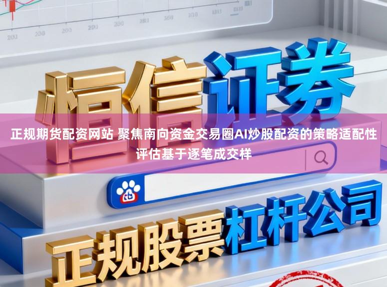 正规期货配资网站 聚焦南向资金交易圈AI炒股配资的策略适配性评估基于逐笔成交样