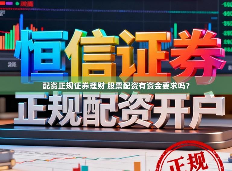 配资正规证券理财 股票配资有资金要求吗？